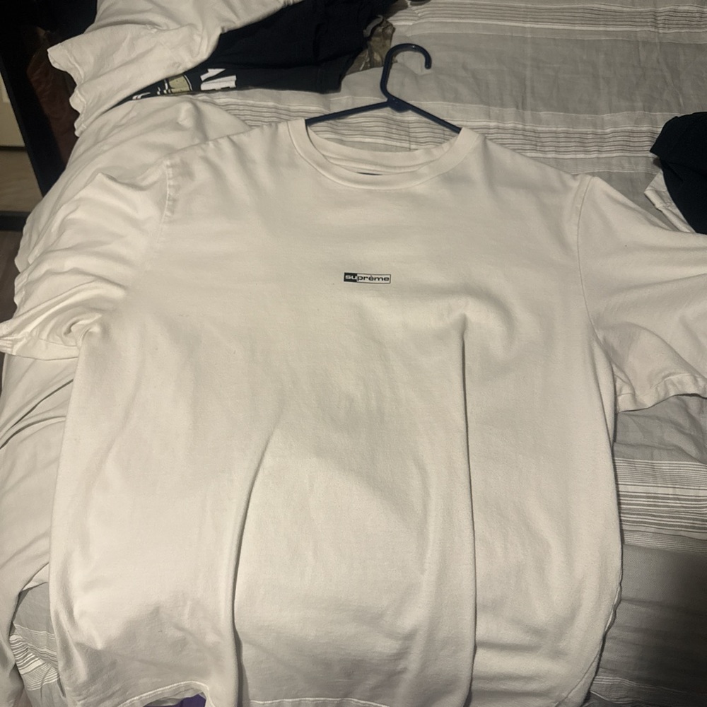 Supreme White Short Sleeve Tee